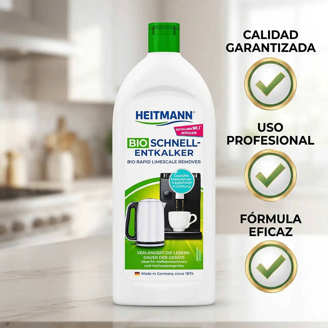Descalcificador Limpiador De Cafeteras Y Hervidores 250ml 6