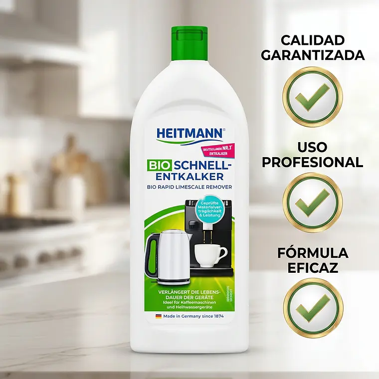 Descalcificador Limpiador De Cafeteras Y Hervidores 250ml 6