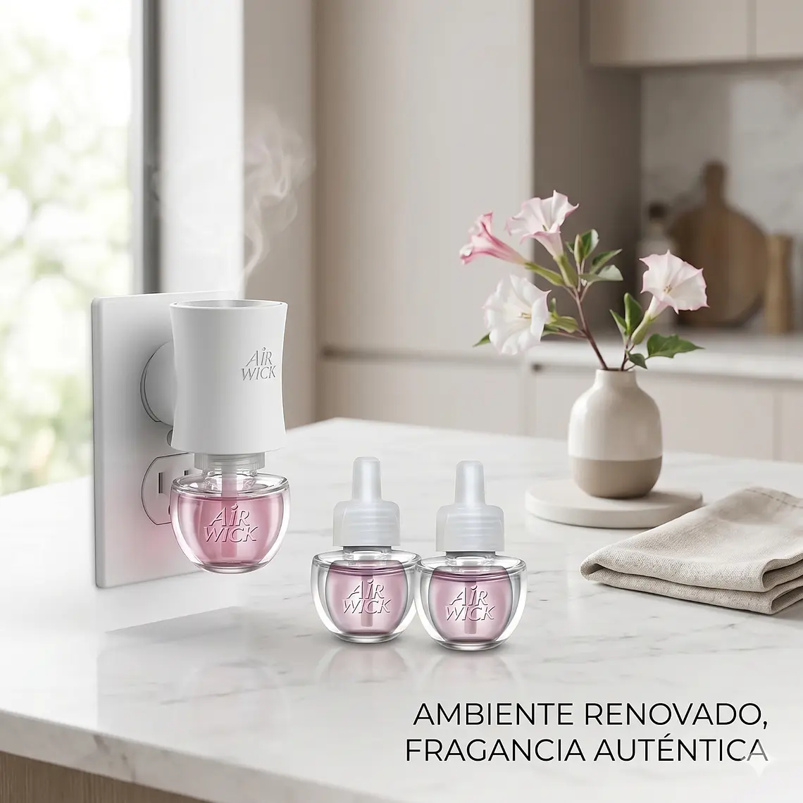 Recarga Desodorante Electrico Lirios Airwick 3unid X 21ml 6