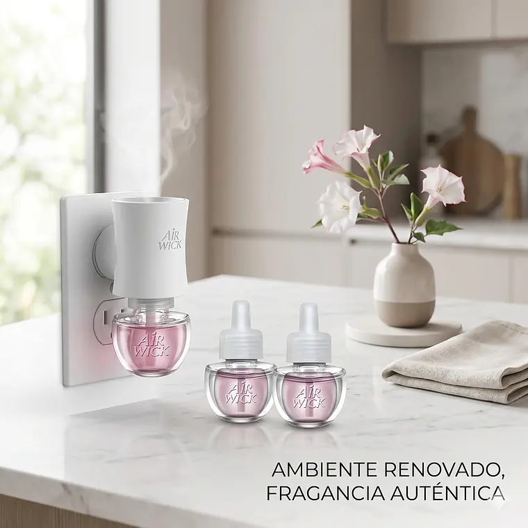 Recarga Desodorante Electrico Lirios Airwick 3unid X 21ml 6