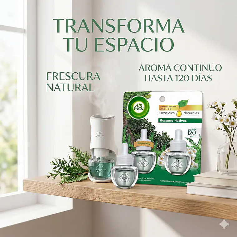 Recarga Air Wick Bosque Nativo 21ml - Pack 2 Unid. 6