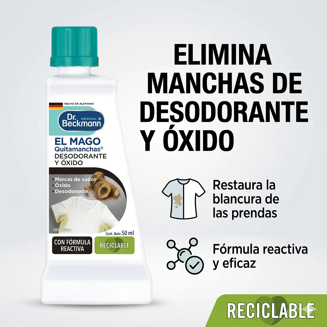 Quitamanchas Desodorante Y Oxido Dr. Beckmann 50ml 2