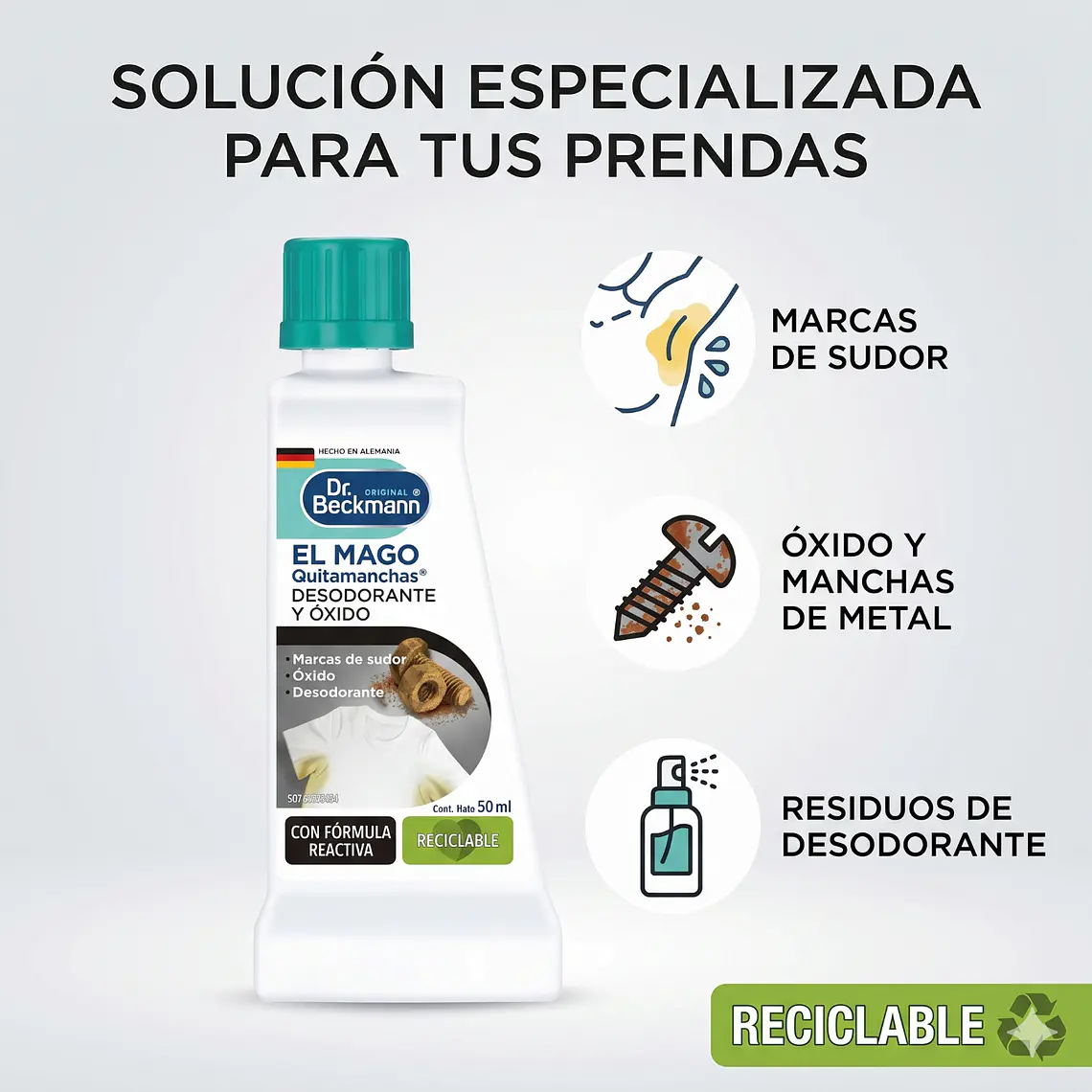 Quitamanchas Desodorante Y Oxido Dr. Beckmann 50ml 4