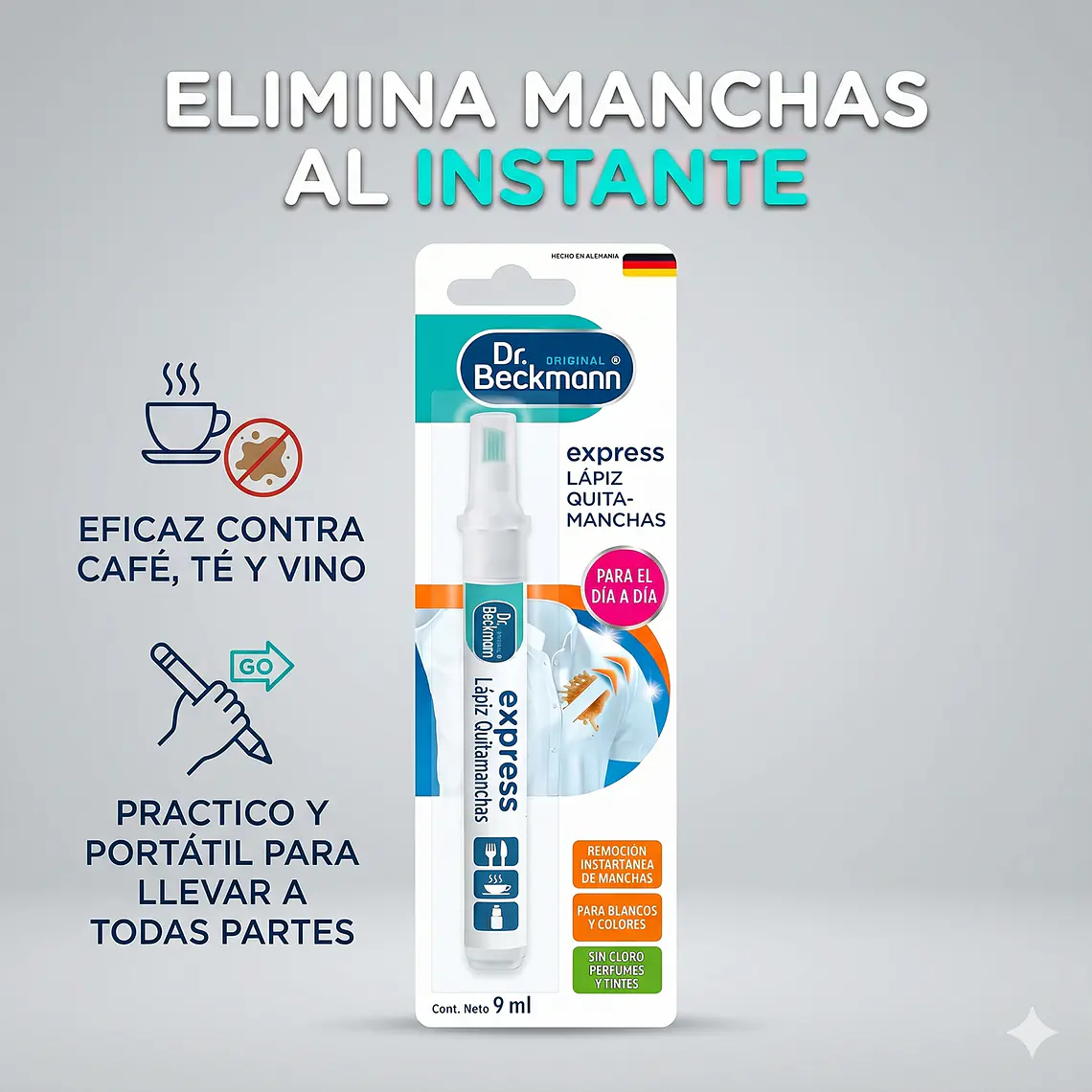 Quitamanchas Lapiz Magico Dr. Beckmann 9 Ml 2