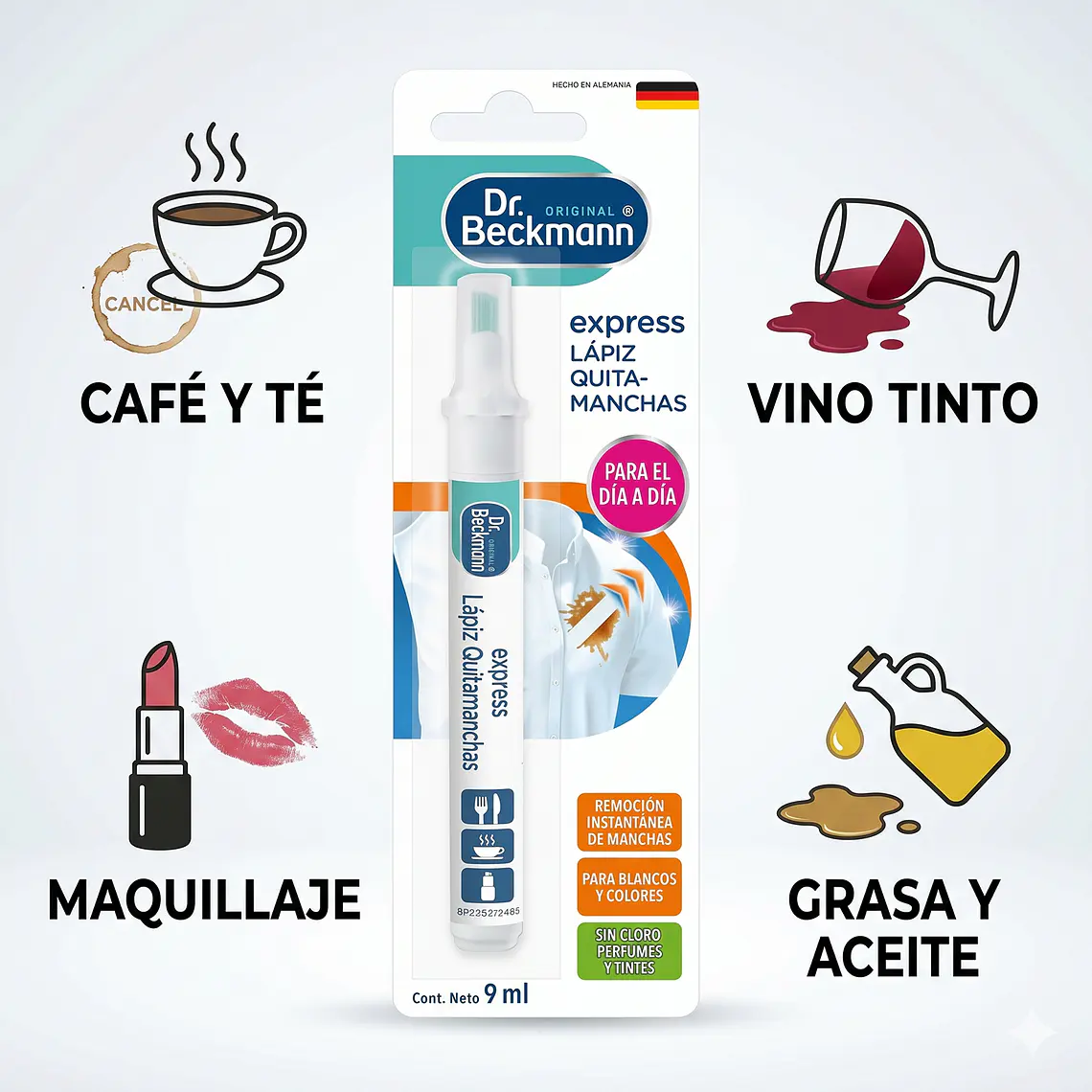 Quitamanchas Lapiz Magico Dr. Beckmann 9 Ml 3