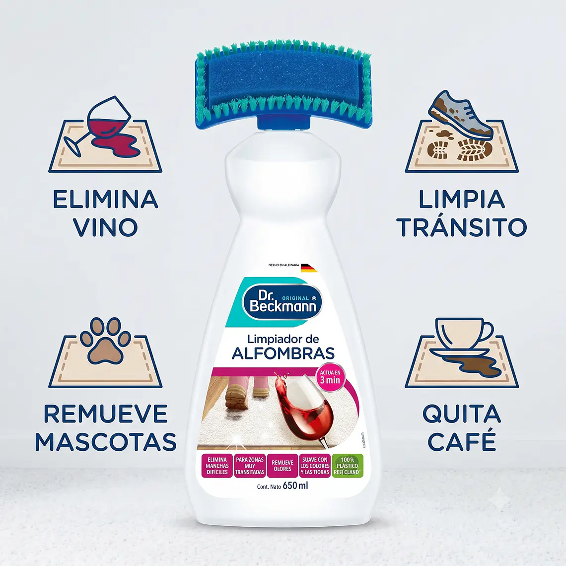 Quitamanchas Alfombras 650 Ml Dr. Beckmann 3