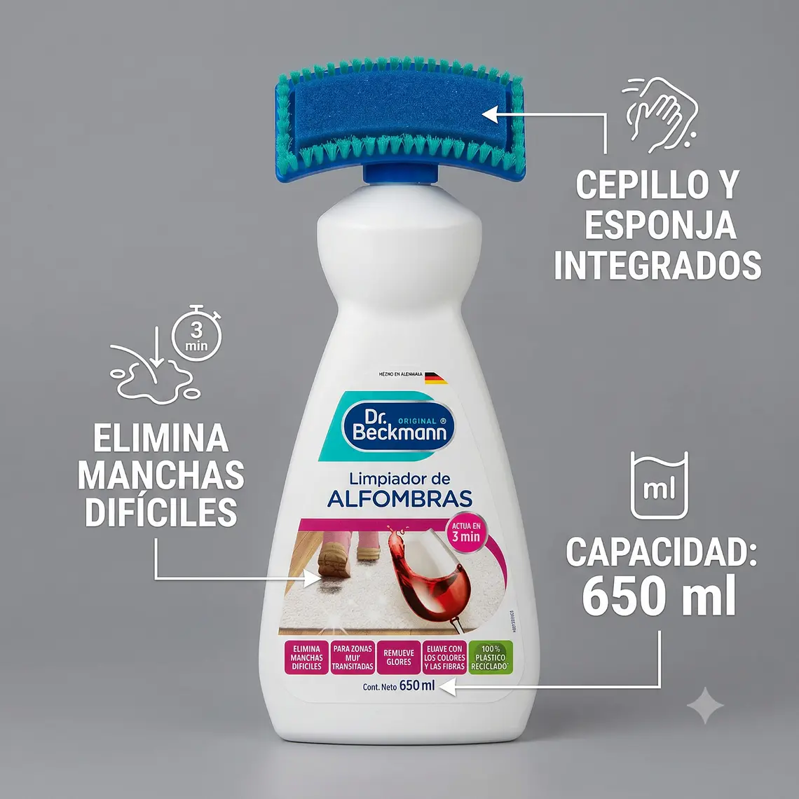 Quitamanchas Alfombras 650 Ml Dr. Beckmann 4
