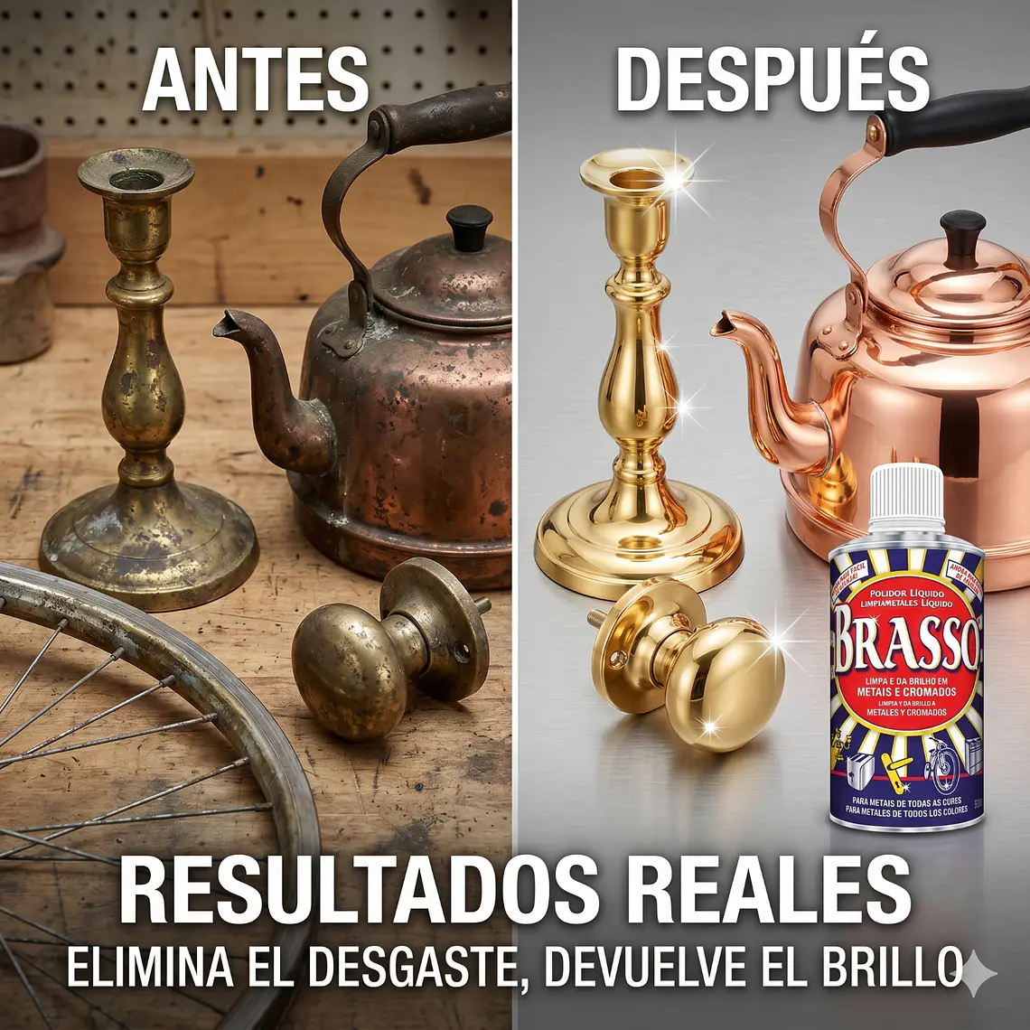 Limpiador Pulidor Cobre Laton Brasso 200ml 5