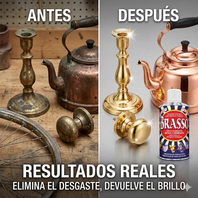 Limpiador Pulidor Cobre Laton Brasso 200ml 5