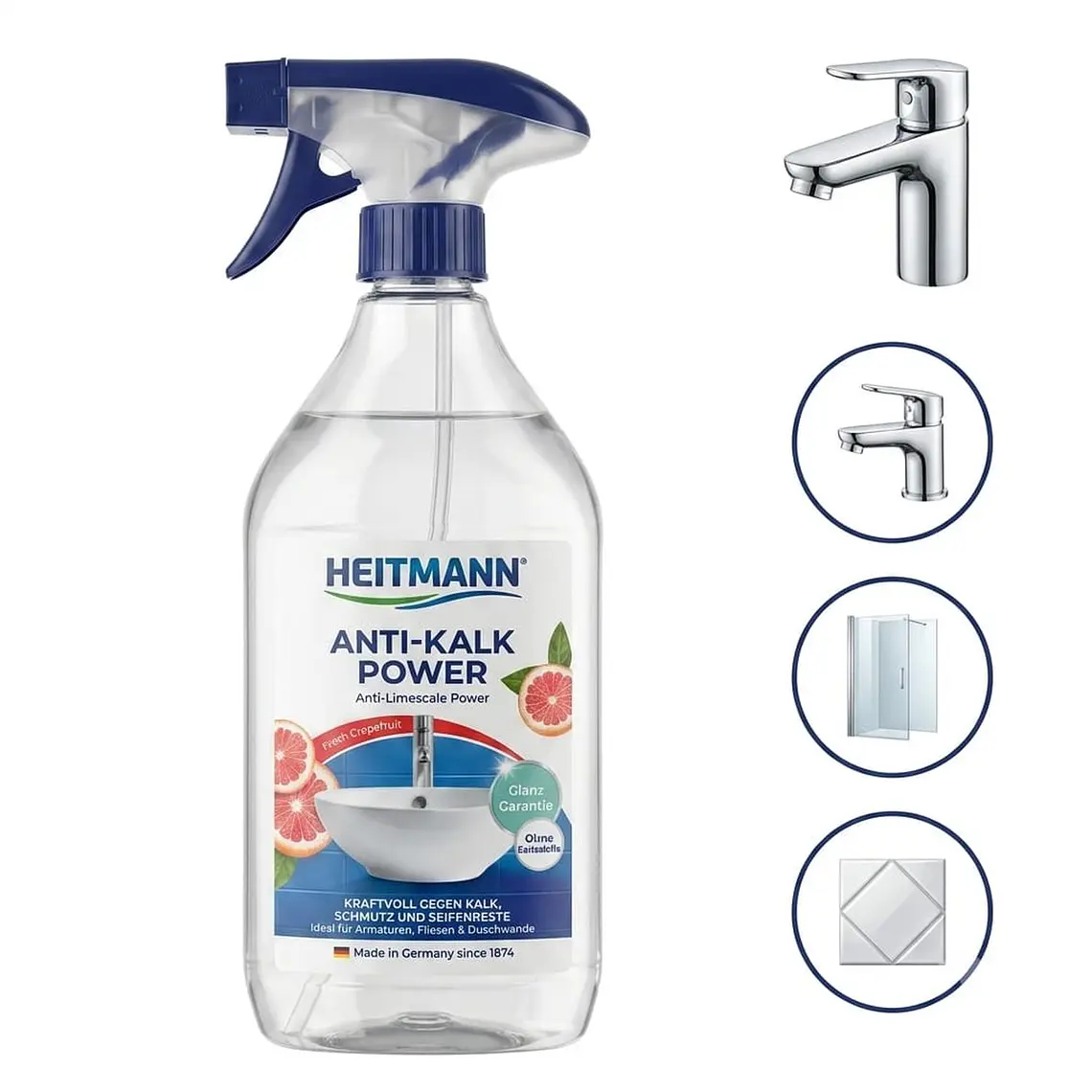 Limpiador Antisarro Baño Heitmann Antical 500ml 2