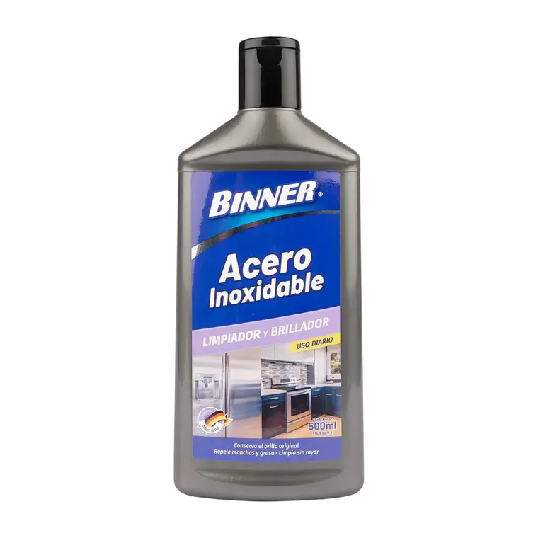 Limpiador y Brillador Binner Acero Inoxidable 500ml 1