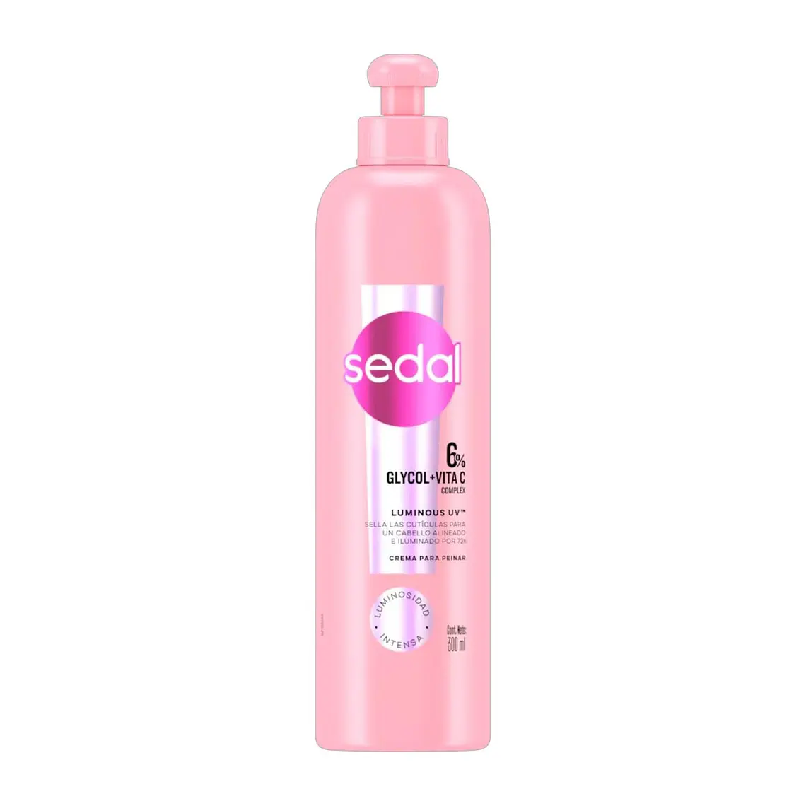Crema Peinar Luminous Sedal 300ml Glycol Vitamina C Brillo 1