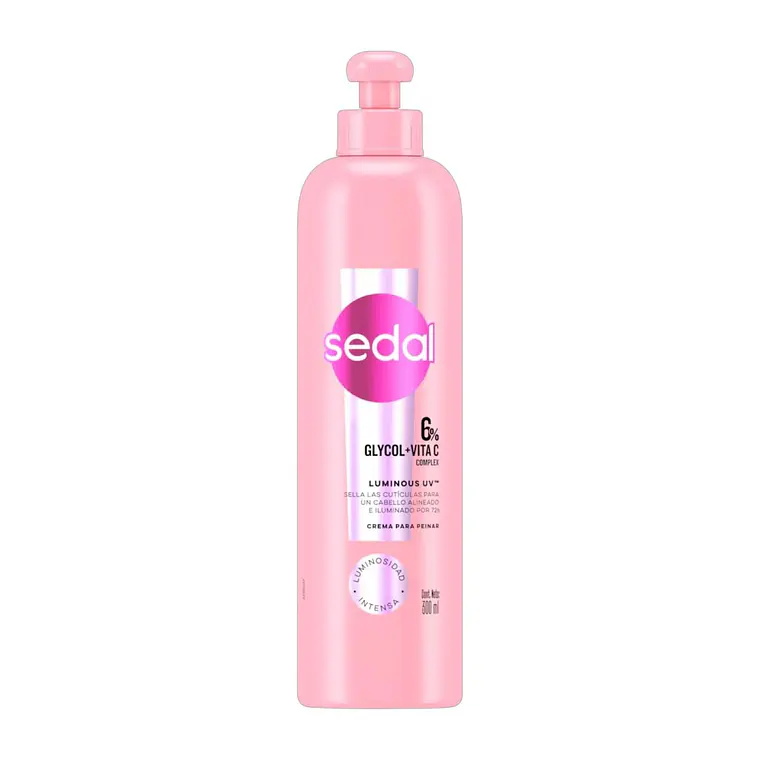 Crema Peinar Luminous Sedal 300ml Glycol Vitamina C Brillo 1