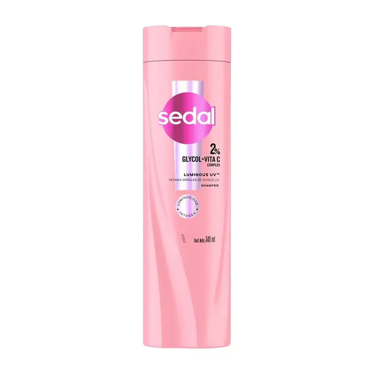 Shampoo Luminous Sedal 340ml Vitamina C Brillo Intenso 1