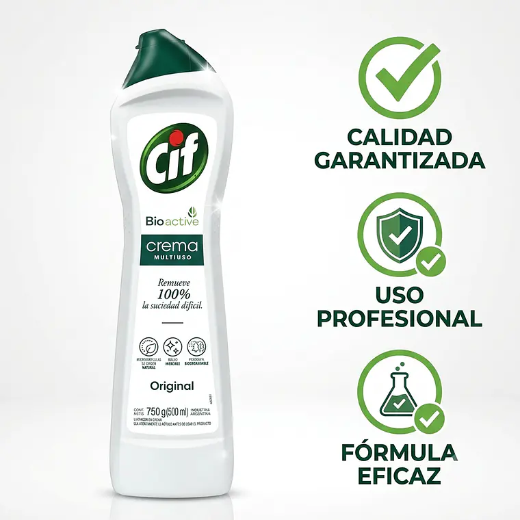Cif Crema Limpiador Multiuso 750g Bioactive 7
