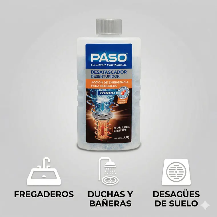 Desatascador Para Tuberias 350gr 3