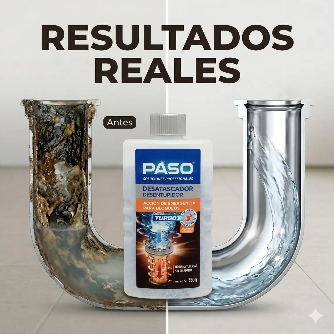 Desatascador Para Tuberias 350gr 5