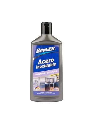 Limpiador y Brillador Binner Acero Inoxidable 500ml