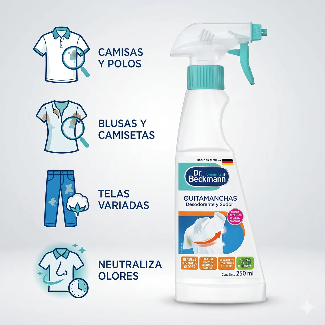Quitamanchas Desodorante Y Sudor 250ml 3