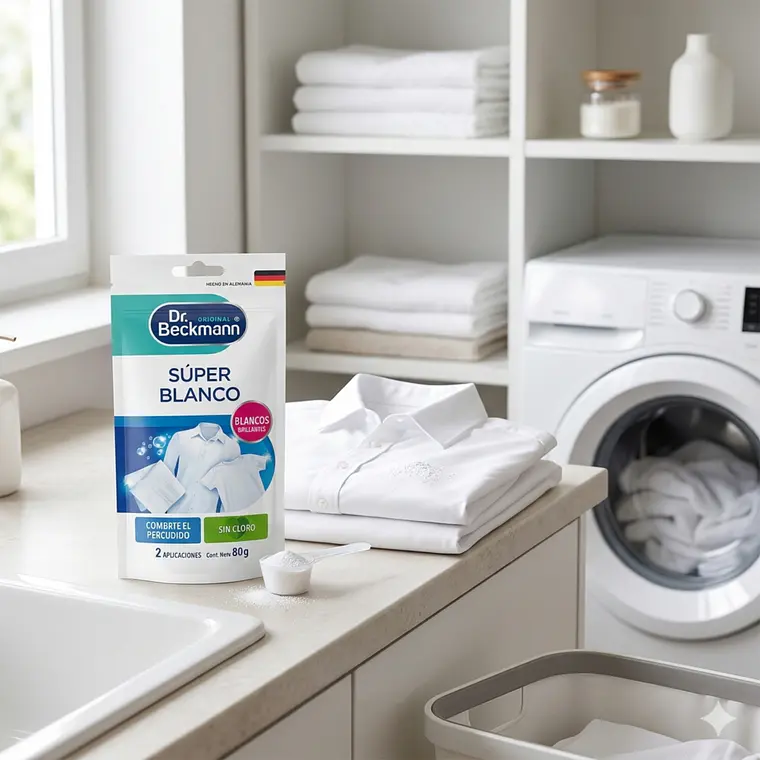 Blanqueador En Polvo Dr. Beckmann Super Blanco 80 G 7