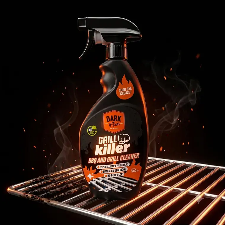 Limpiador Parrillas Antigrasa Dark Fire 500ml 6
