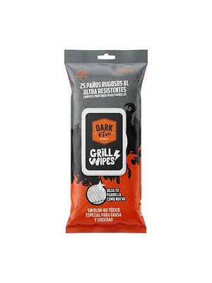 Paños Limpieza Parrilla Dark Fire Grill Wipes XL 25 Und