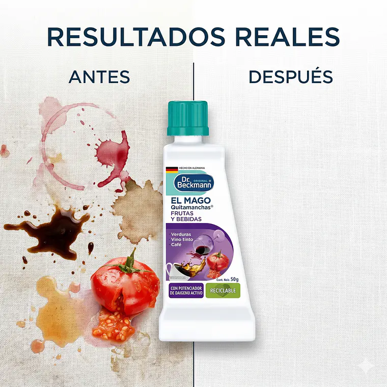 Quitamanchas Vino Tinto Cafe Frutas Dr Beckmann 50g 4