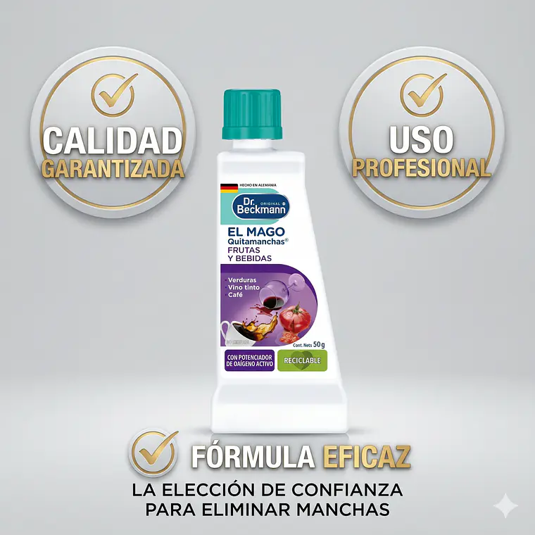 Quitamanchas Vino Tinto Cafe Frutas Dr Beckmann 50g 6