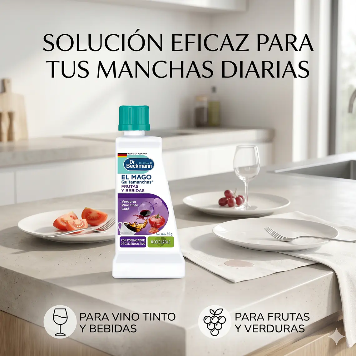 Quitamanchas Vino Tinto Cafe Frutas Dr Beckmann 50g 7
