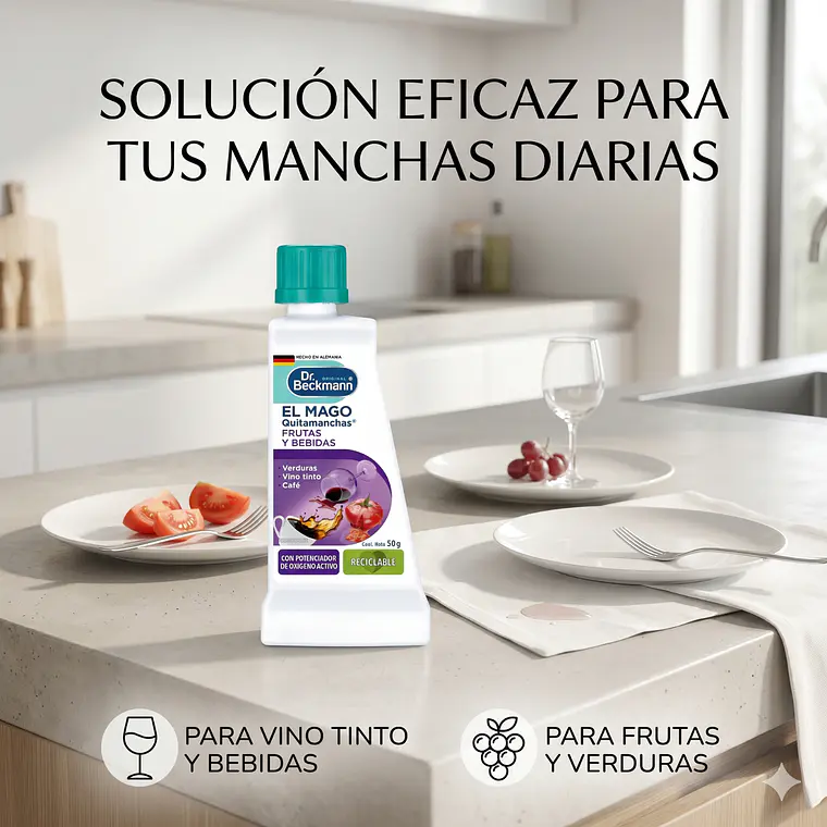Quitamanchas Vino Tinto Cafe Frutas Dr Beckmann 50g 7
