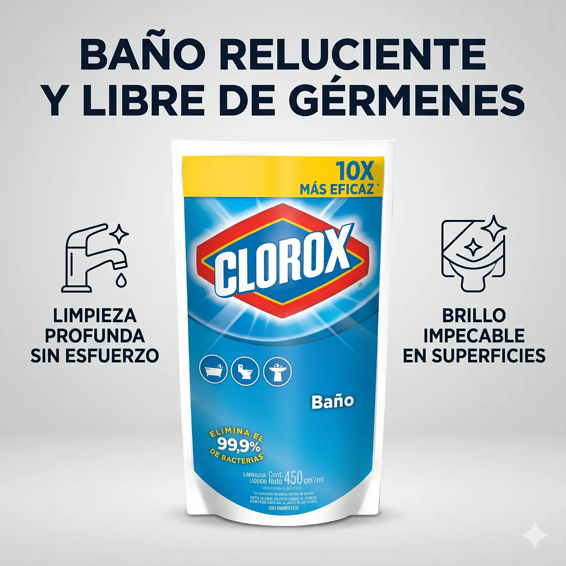 Recarga Limpiador de Baño Doypack 450 ml 2