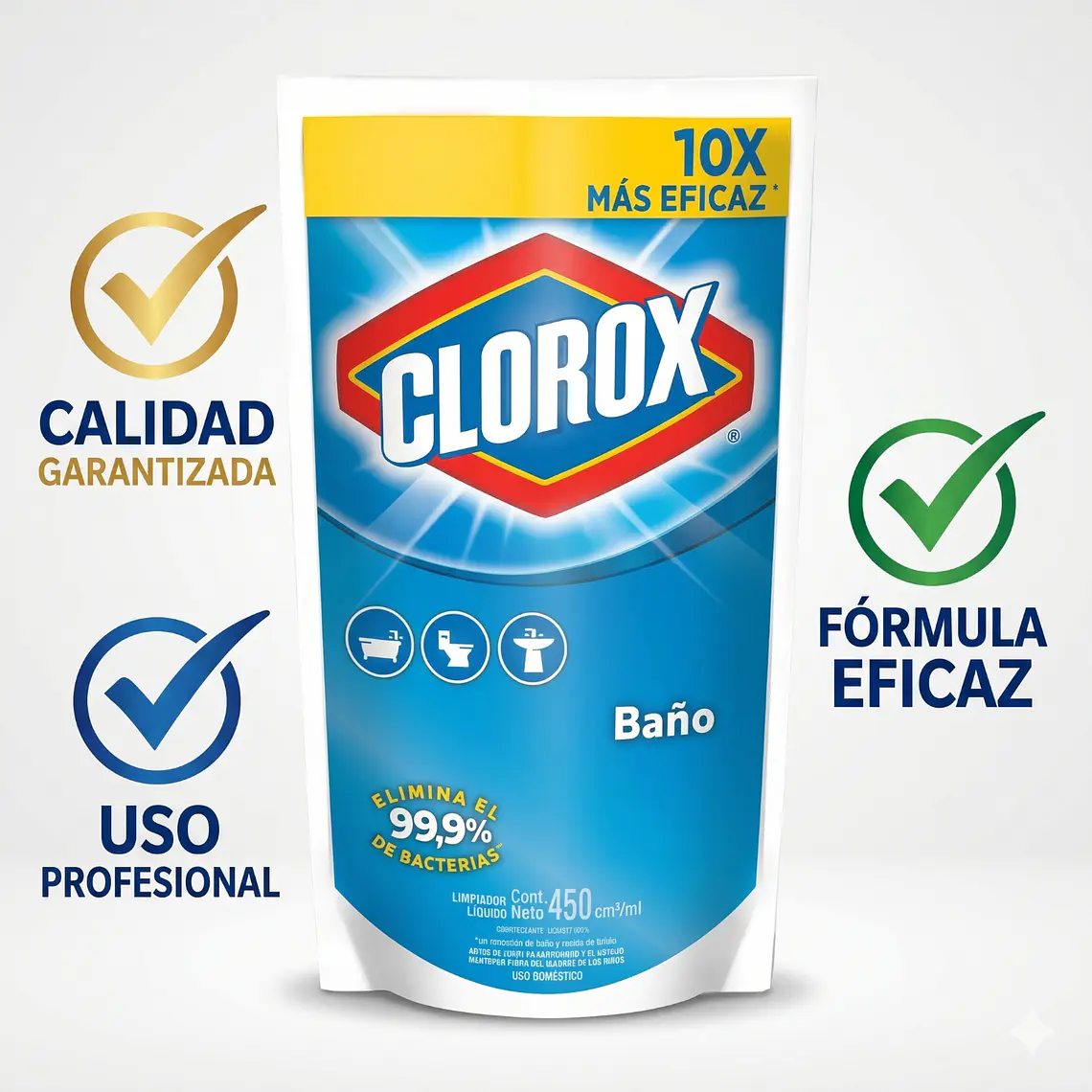Recarga Limpiador de Baño Doypack 450 ml 6