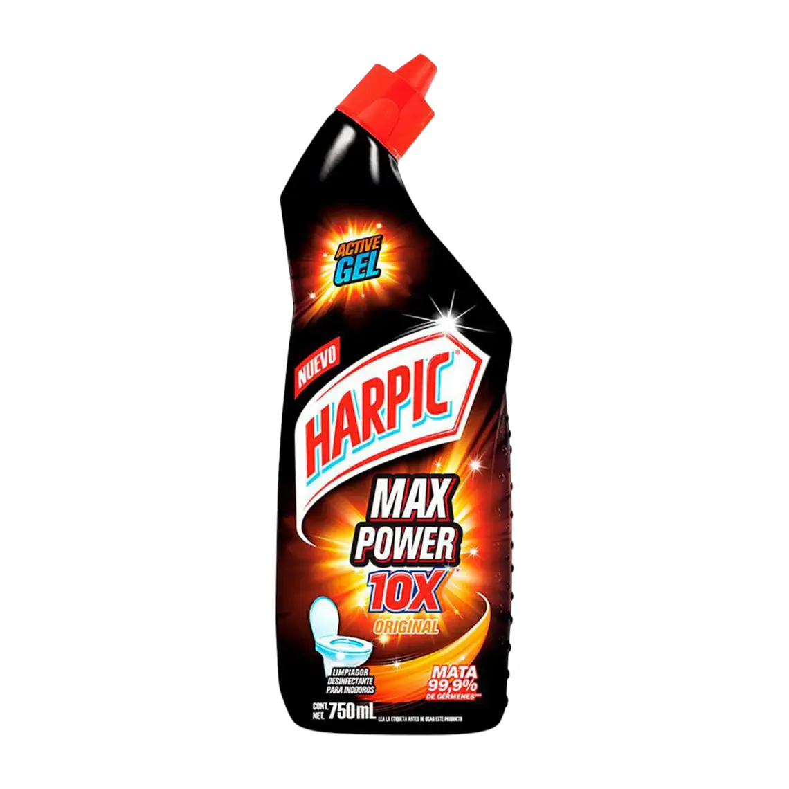 Limpiador Inodoro Harpic Power Ultra Desinfectante 750 ml 1