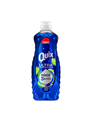 Lavalozas Quix Ultra Concentrado 500 ml Alto Poder Desengrasante
