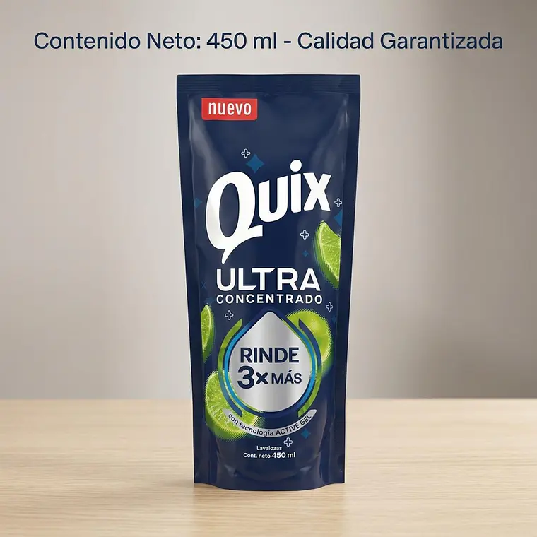 Lavalozas Quix Ultra Concentrado Doypack 450ml 6