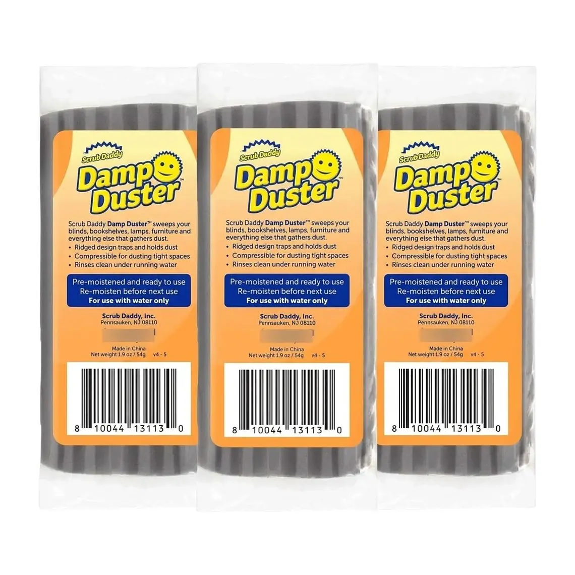 Pack 3 Esponjas Atrapa Polvo Damp Duster Scrub Daddy 1
