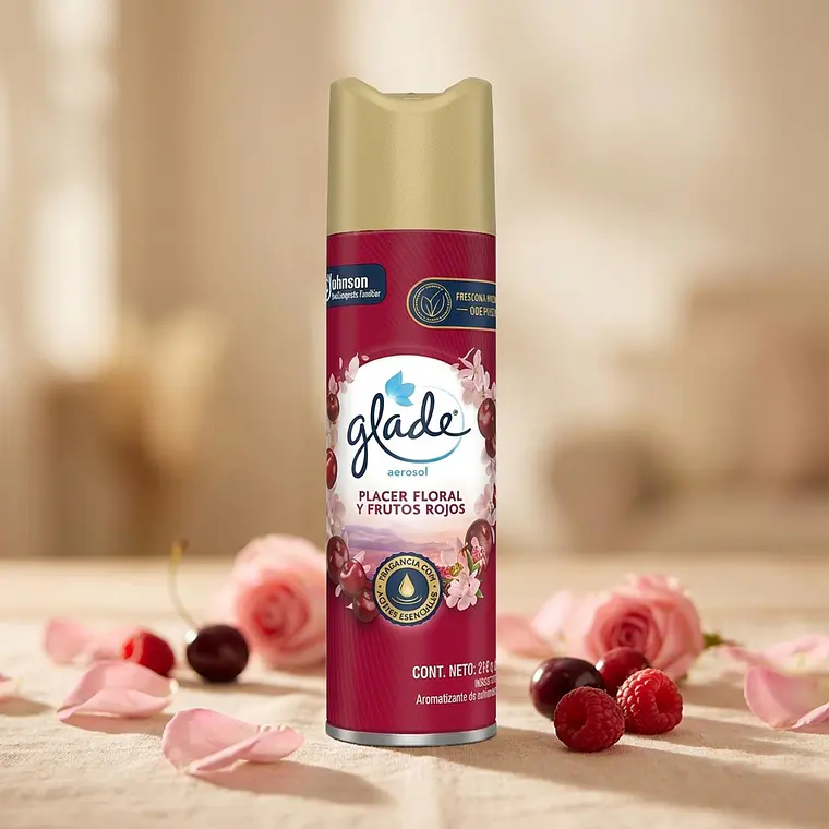 Desodorante Ambiental Glade Frutos Rojos 255cc 2