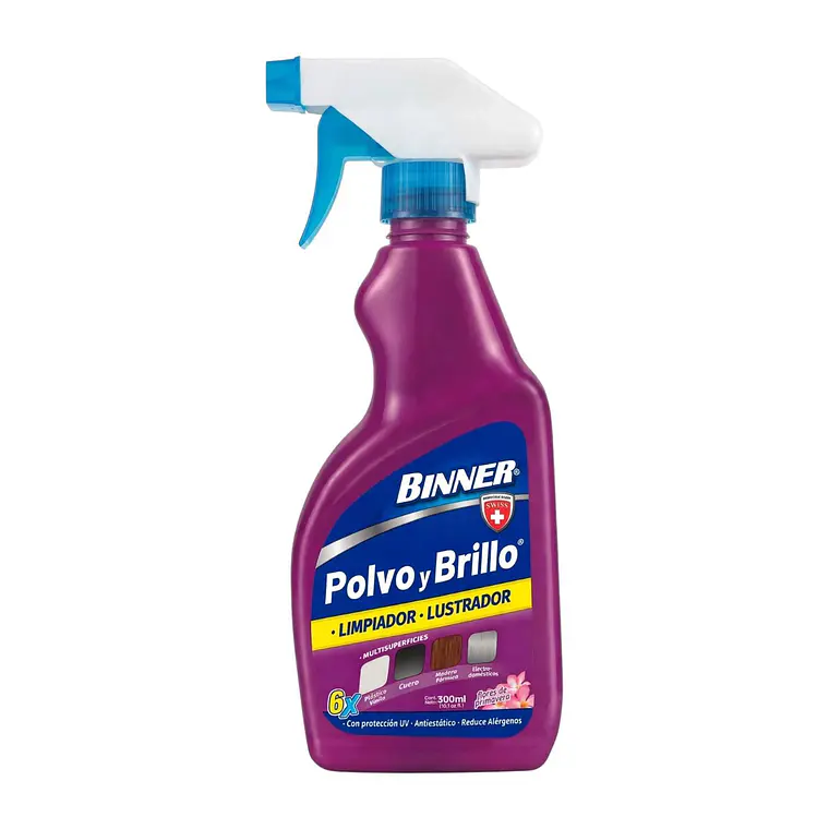 Lustrador Multisuperficies Binner Flores Primavera 300 ml 1