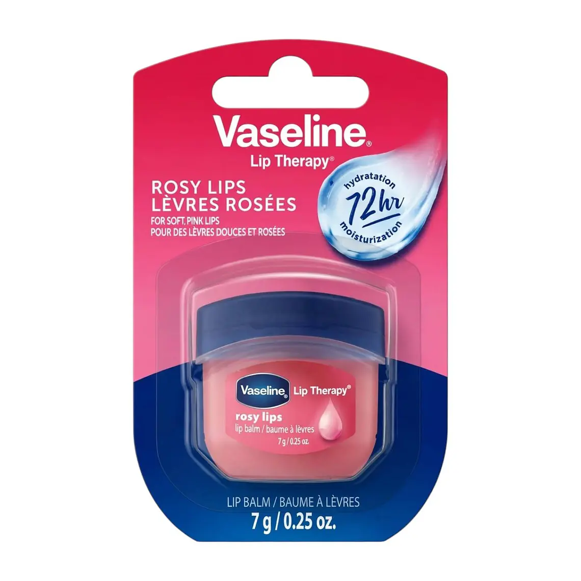 Balsamo Labial Vaseline Rosy Lips 7g 1