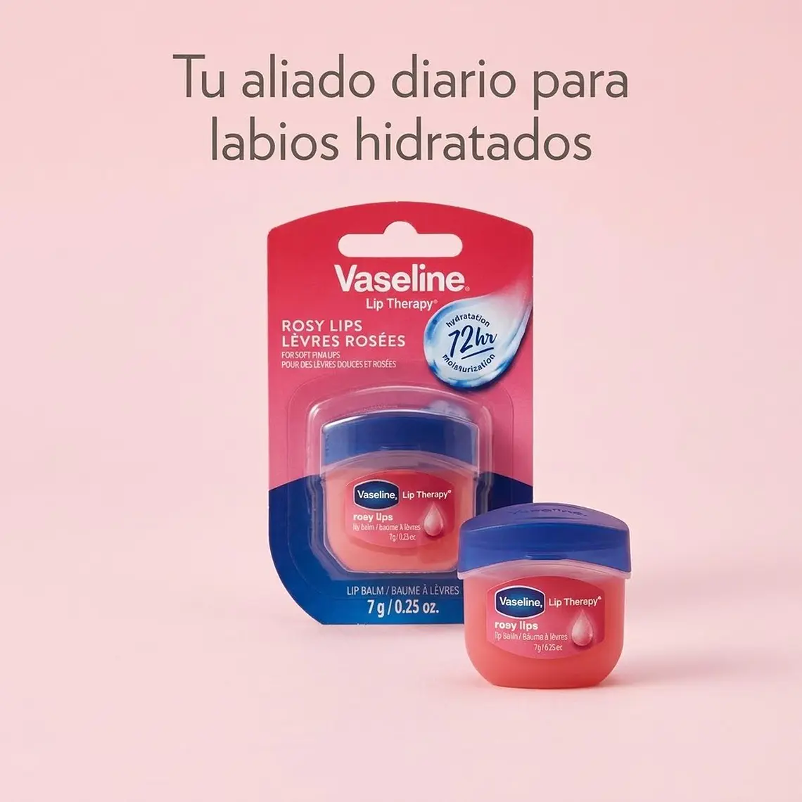 Balsamo Labial Vaseline Rosy Lips 7g 3