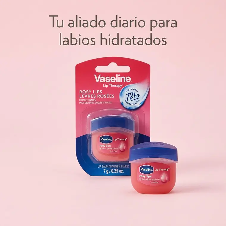 Balsamo Labial Vaseline Rosy Lips 7g 3