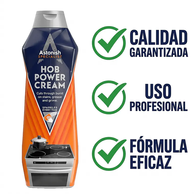 Limpiador Vitroceramica Astonish Crema 500ml 5