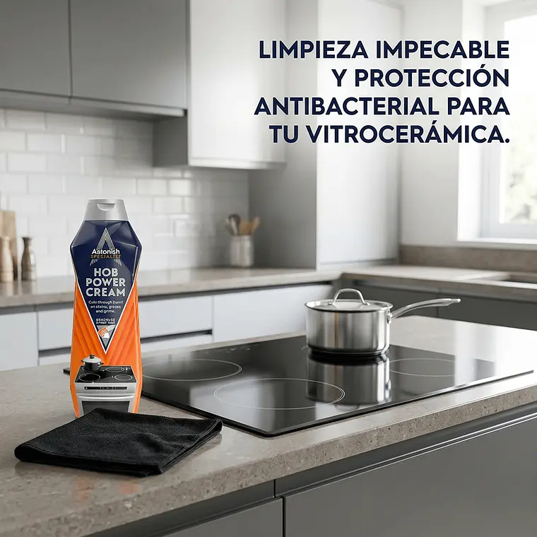 Limpiador Vitroceramica Astonish Crema 500ml 6
