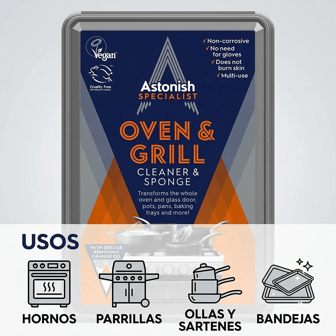Pasta Limpiadora Horno Astonish 250g Vegano 3
