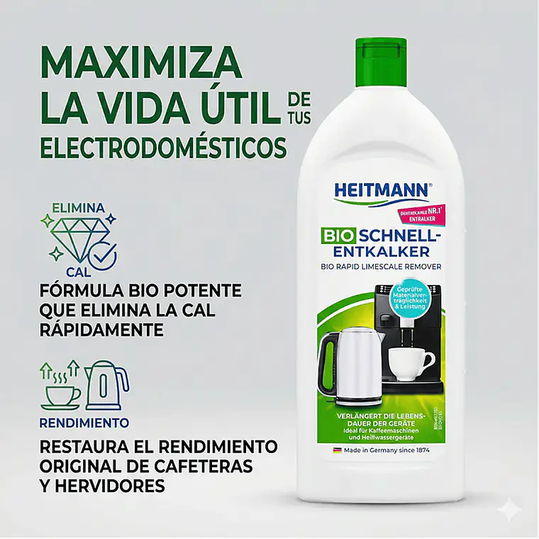 Heitmann Descalcificador Bio Cafetera Hervidor 3x250ml 2