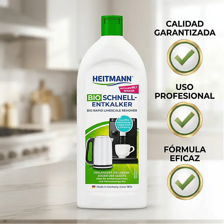Heitmann Descalcificador Bio Cafetera Hervidor 3x250ml 5