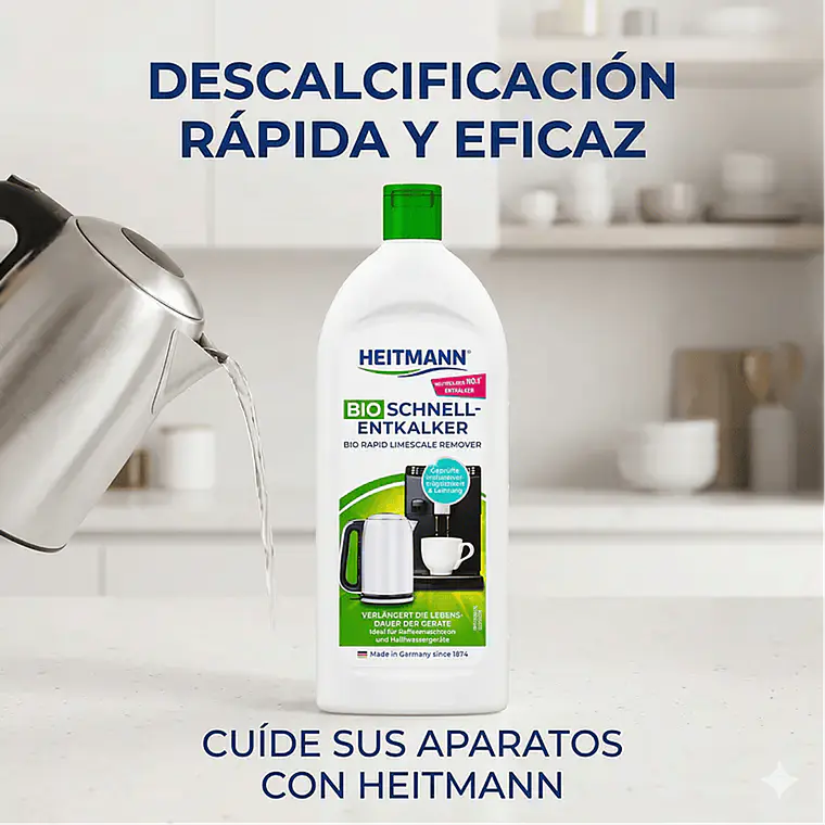 Heitmann Descalcificador Bio Cafetera Hervidor 3x250ml 6