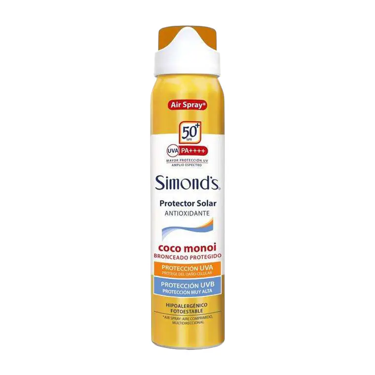 Protector Solar Simonds Air Spray FPS50 Coco Monoi 75ml 1
