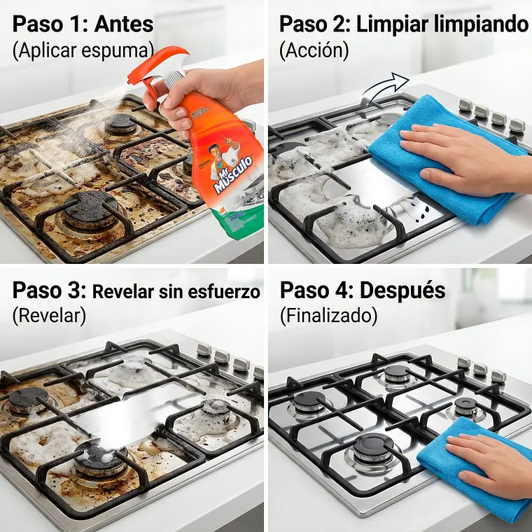 Pack Antigrasa Cocina Gatillo 500 ml y Recarga 2