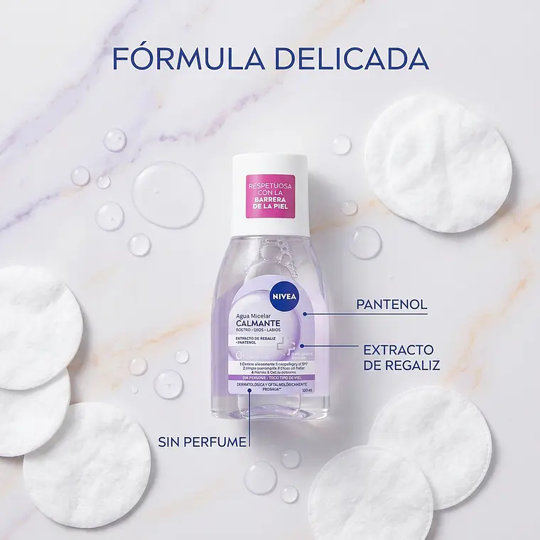 Nivea Agua Micelar 100ml Limpiador Facial 3